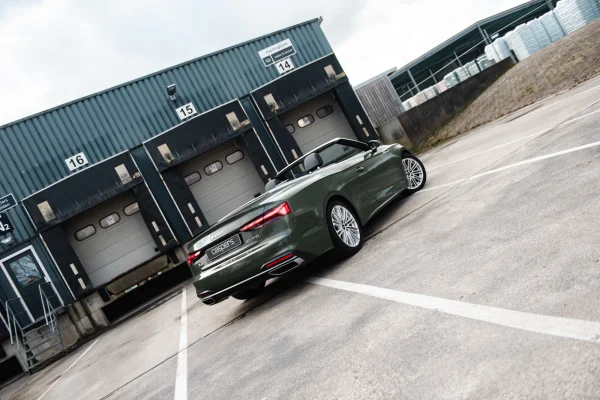 achtergrondafbeelding voor occasion Audi A5 Cabriolet 40 TFSI Advanced Edition uit 2023