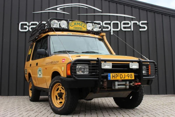 achtergrondafbeelding voor occasion Land Rover Discovery 2.5 Camel Trophy uit 1994