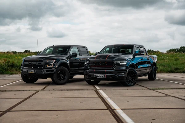 achtergrondafbeelding voor occasion Dodge Ram 1500 5.7 V8 4x4 Crew Cab Limited uit 2019