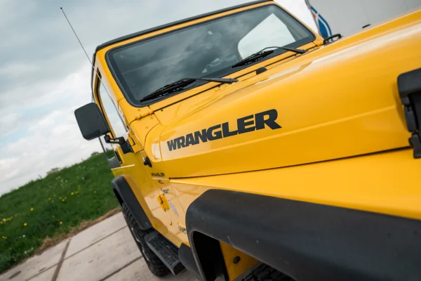 achtergrondafbeelding voor occasion Jeep Wrangler 4.0i Sport Hardtop uit 2001
