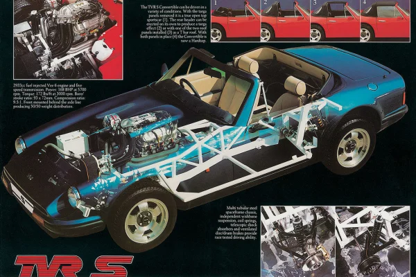 achtergrondafbeelding voor occasion TVR 290 S3C U9 uit 1990