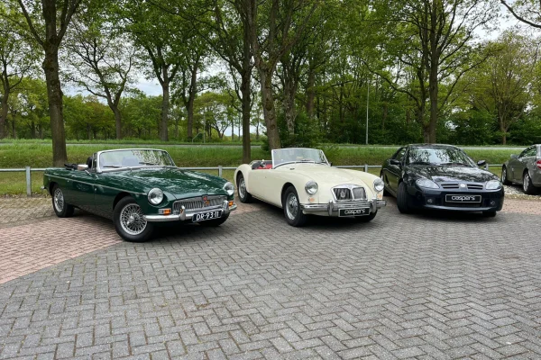 achtergrondafbeelding voor occasion MG A 1600 MK II cabriolet uit 1962